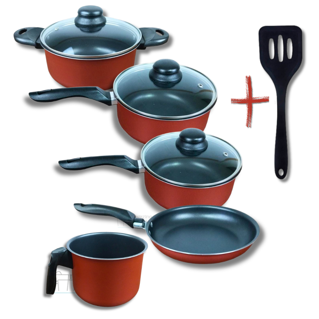 Conjunto de Panelas Antiaderente 6 Peças ...