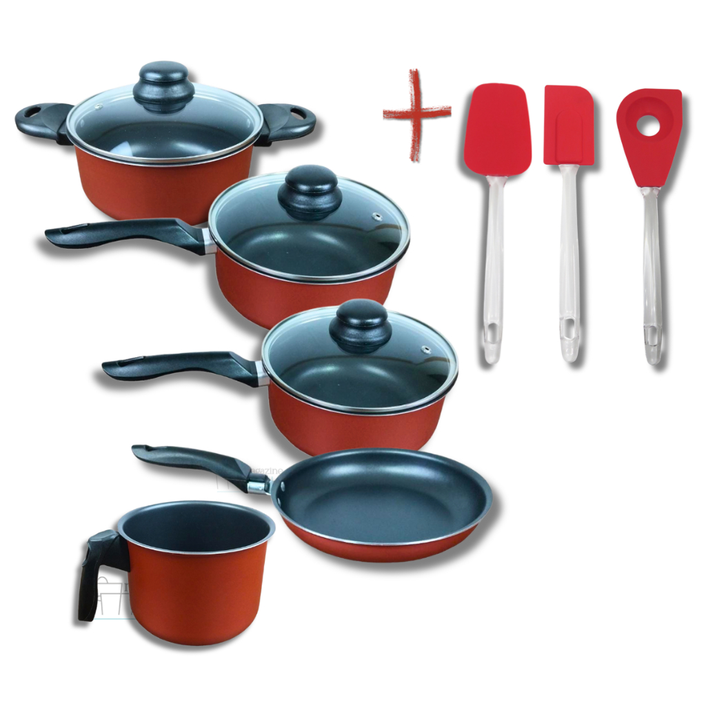 Conjunto de Panelas Antiaderente 6 Peças ...